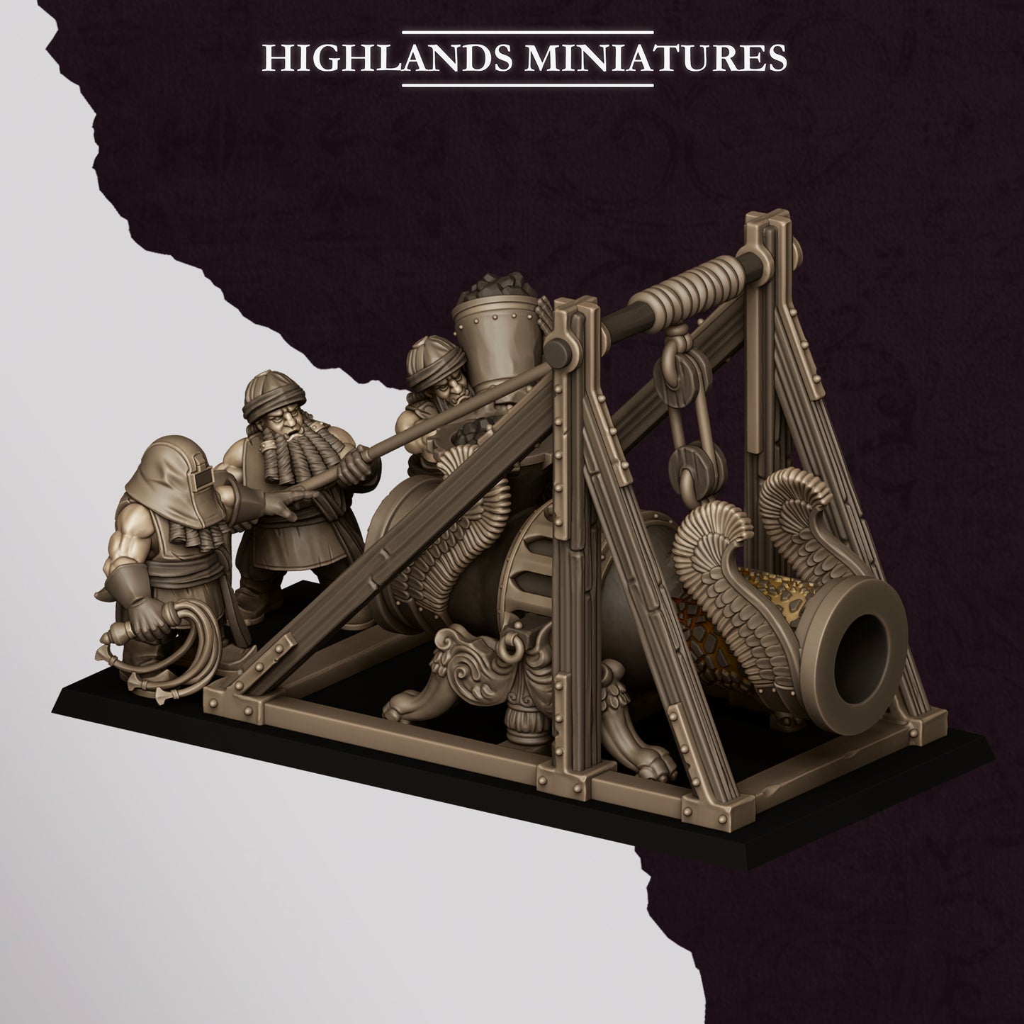 Marduk Cannon, Highlands Miniatures