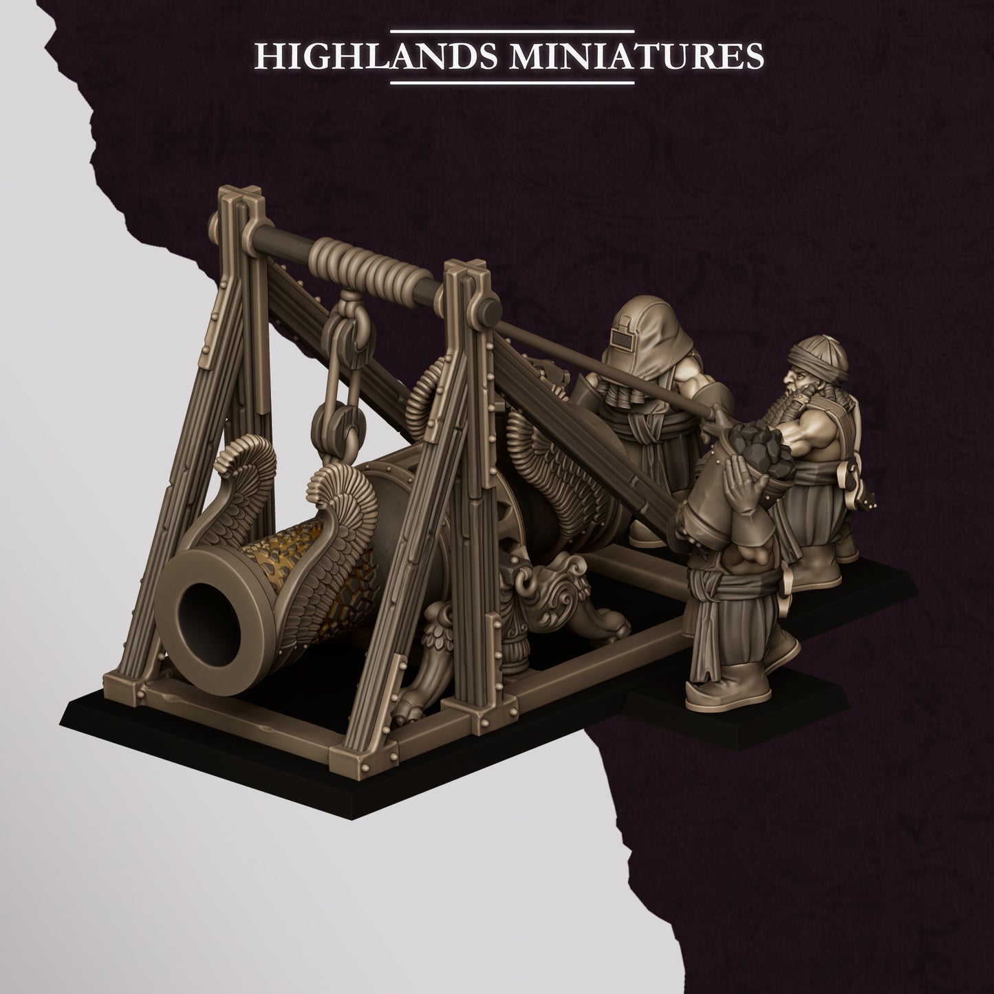 Marduk Cannon, Highlands Miniatures