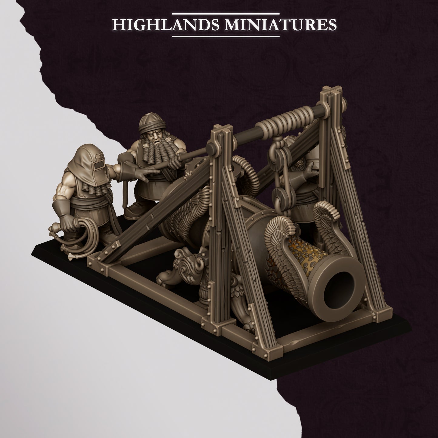 Marduk Cannon, Highlands Miniatures