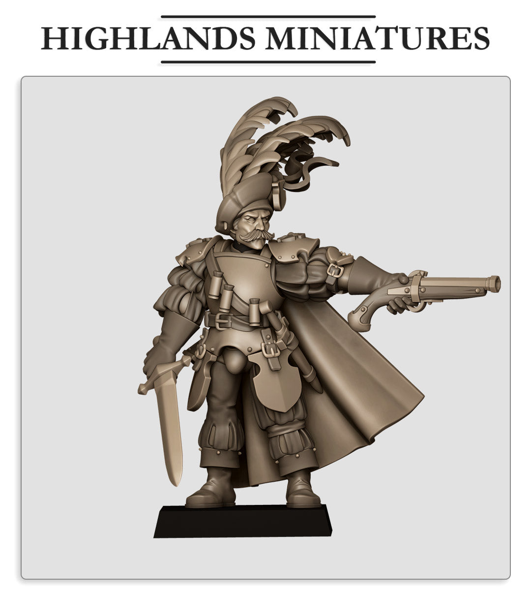 Sunland Captain 2, Highlands Miniatures