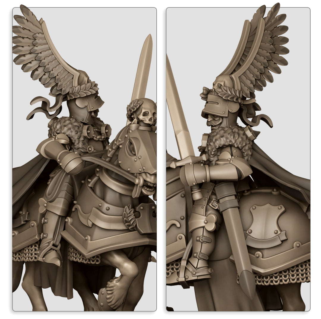 Sunland General on horse, Highlands Miniatures