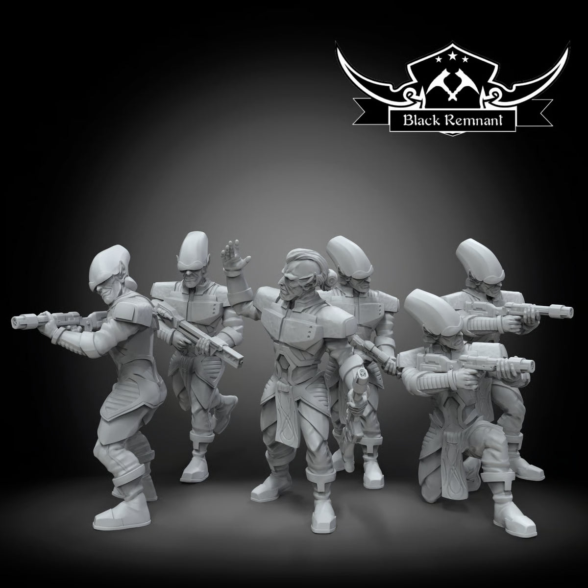 Sephi Sephi soldiers, Black Remnant – CMCstudio3d