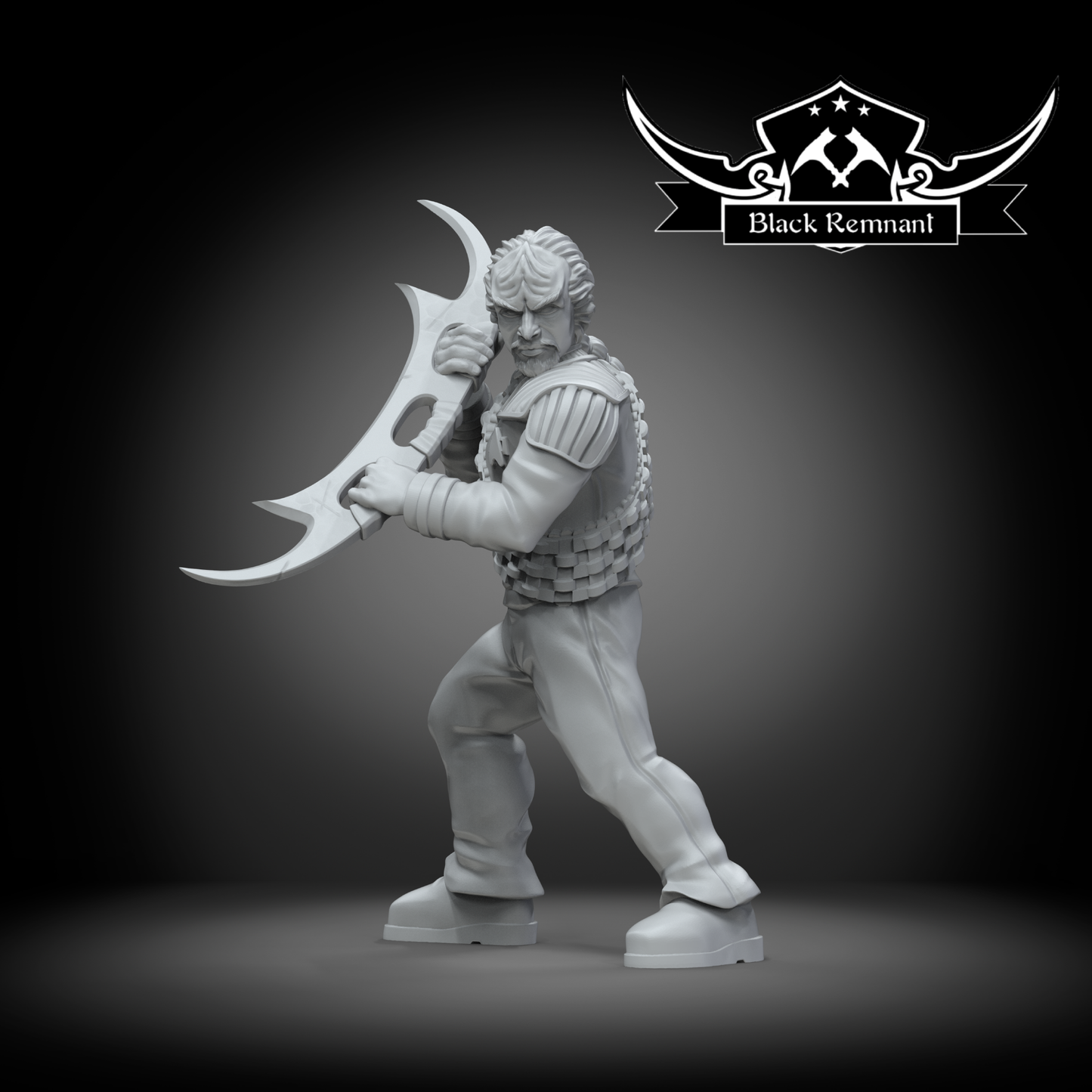 Stoic alien warrior, Black Remnant