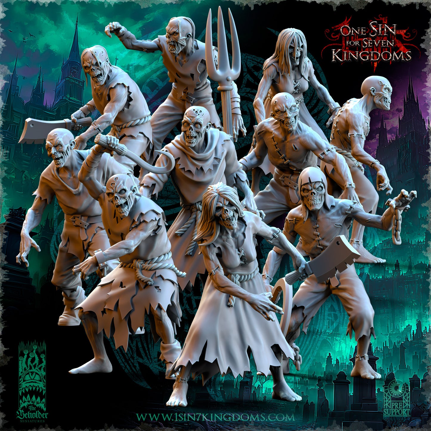 Brainless Walkers, The Beholder Miniatures