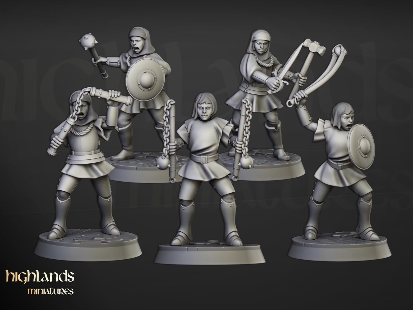 Young Sisters of St. Helena, Highlands Miniatures
