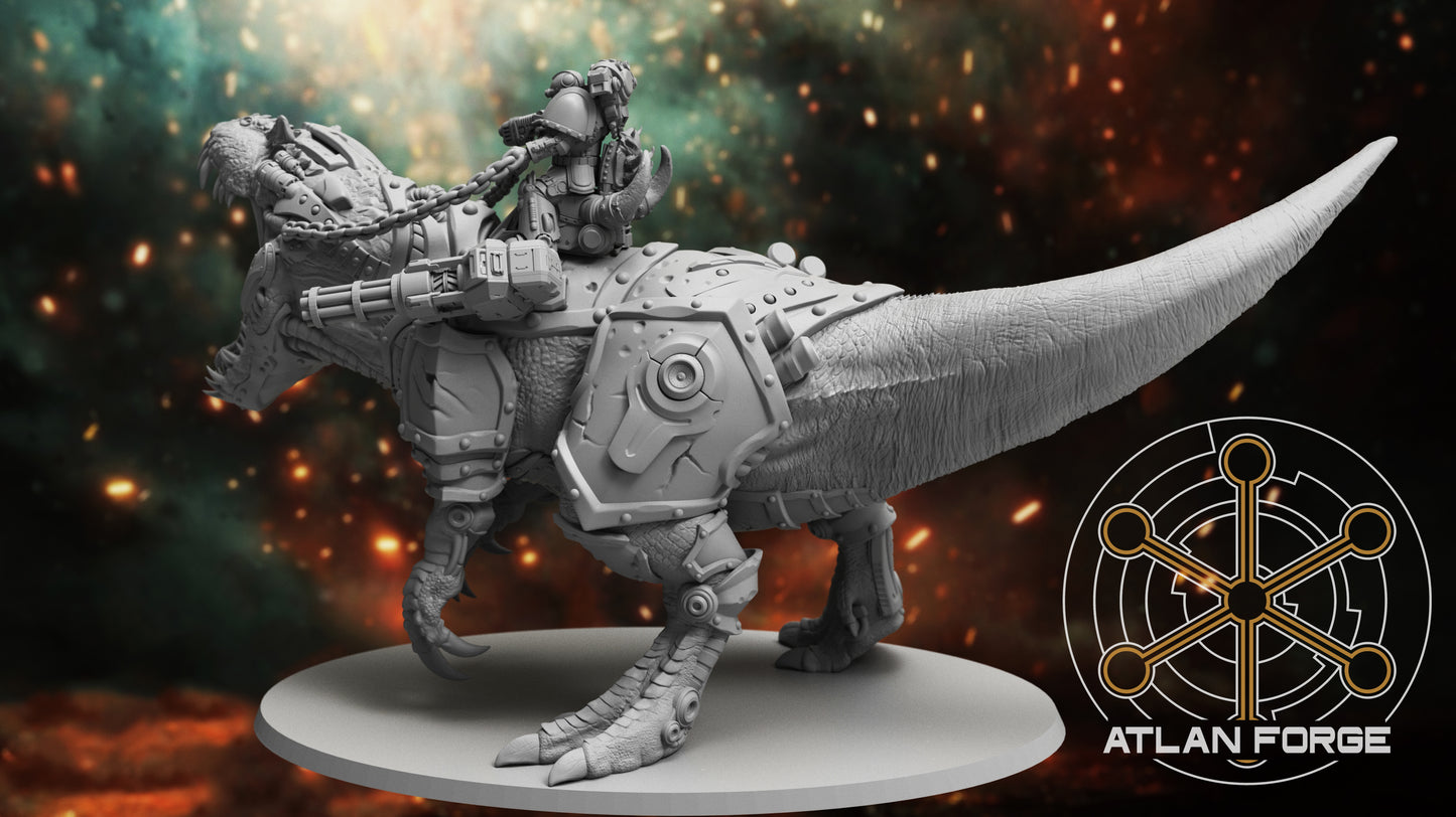 Cybernetic Allosaur, Atlan Forge