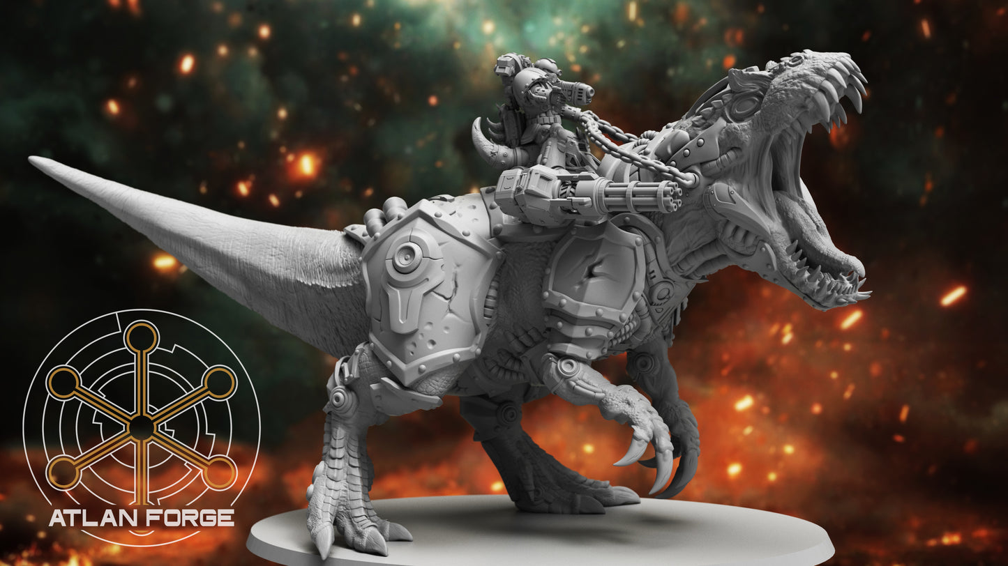 Cybernetic Allosaur, Atlan Forge