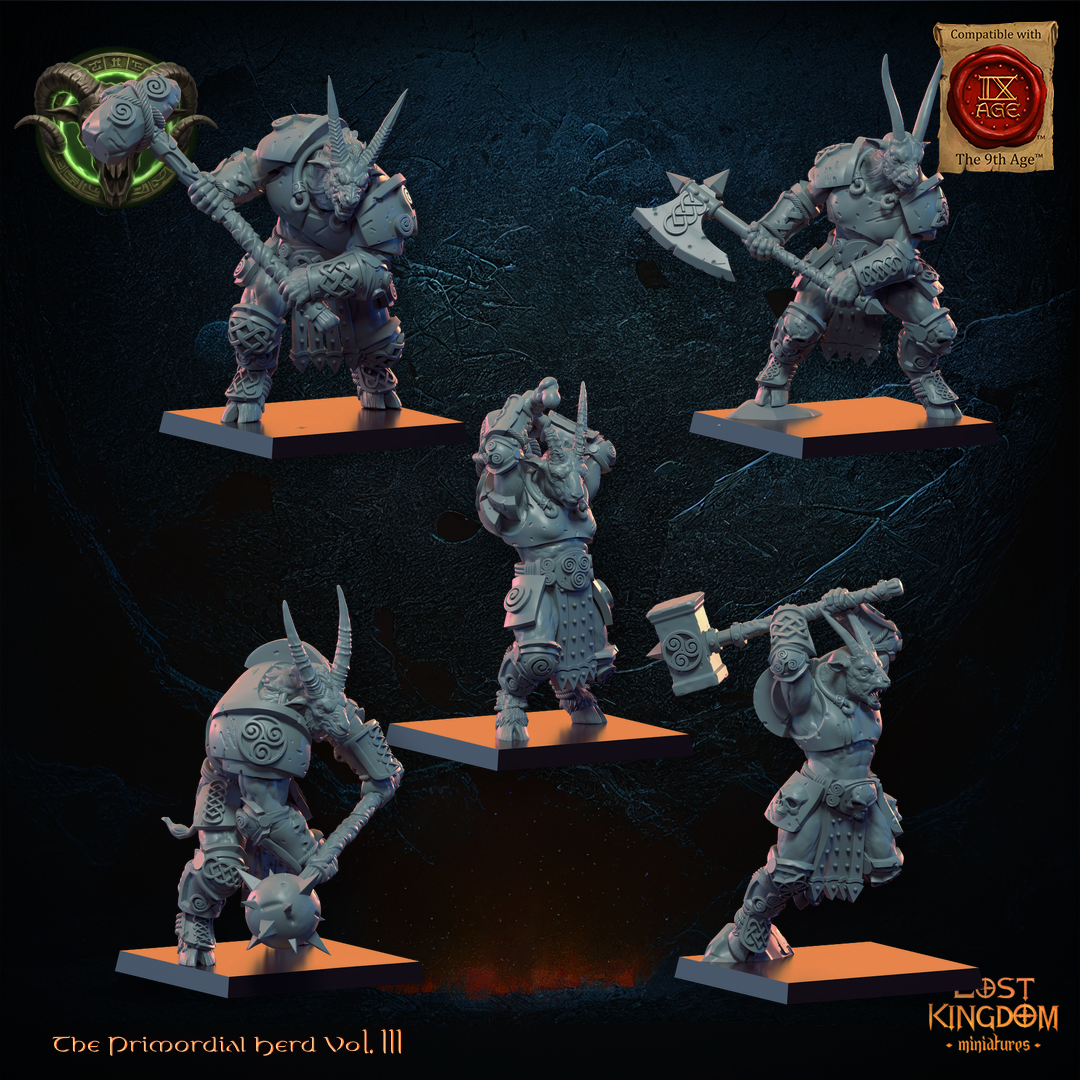 Longhorn Herd, Lost Kingdom Miniatures