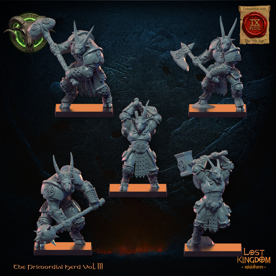 Longhorn Herd, Lost Kingdom Miniatures