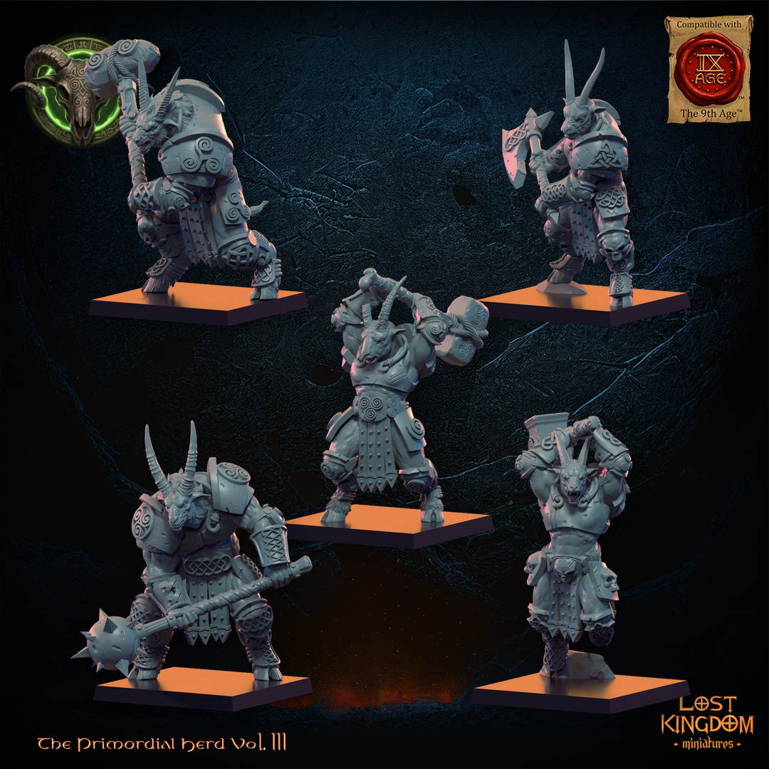 Longhorn Herd, Lost Kingdom Miniatures