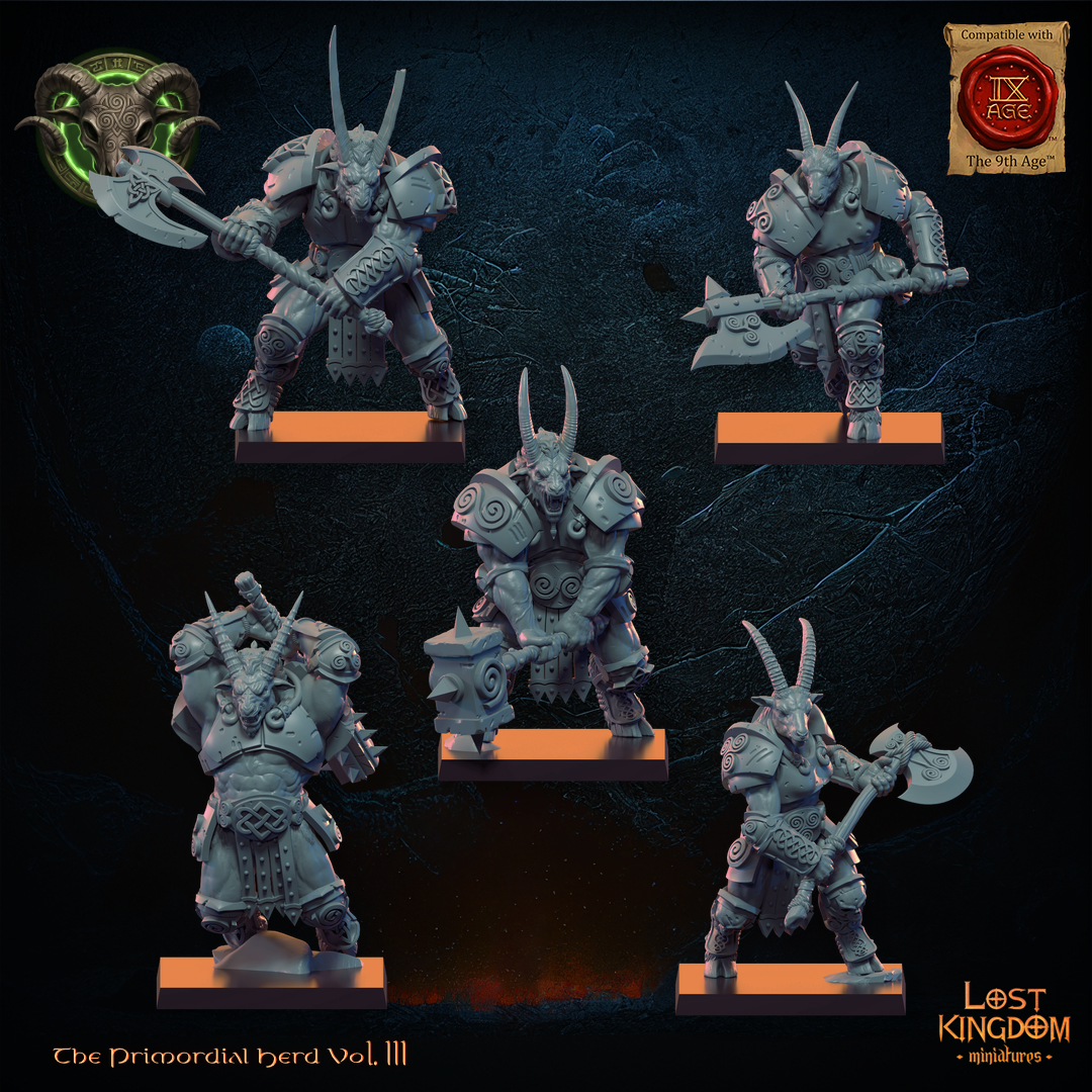 Longhorn Herd, Lost Kingdom Miniatures