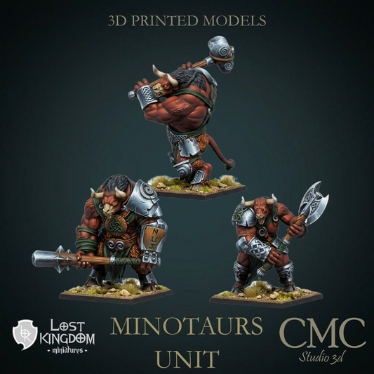 Minotaurs Unit, Lost Kingdom Miniatures