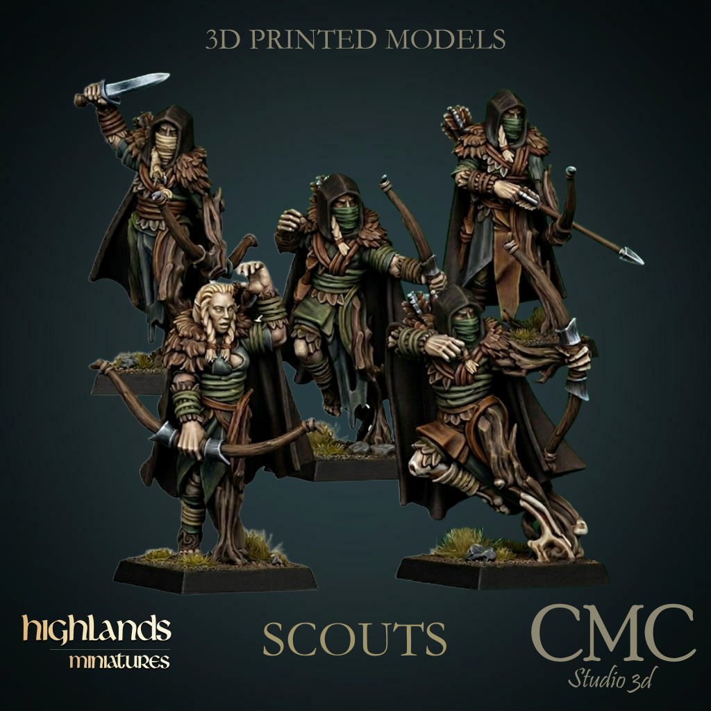 Feral Scouts, Highlands Miniatures