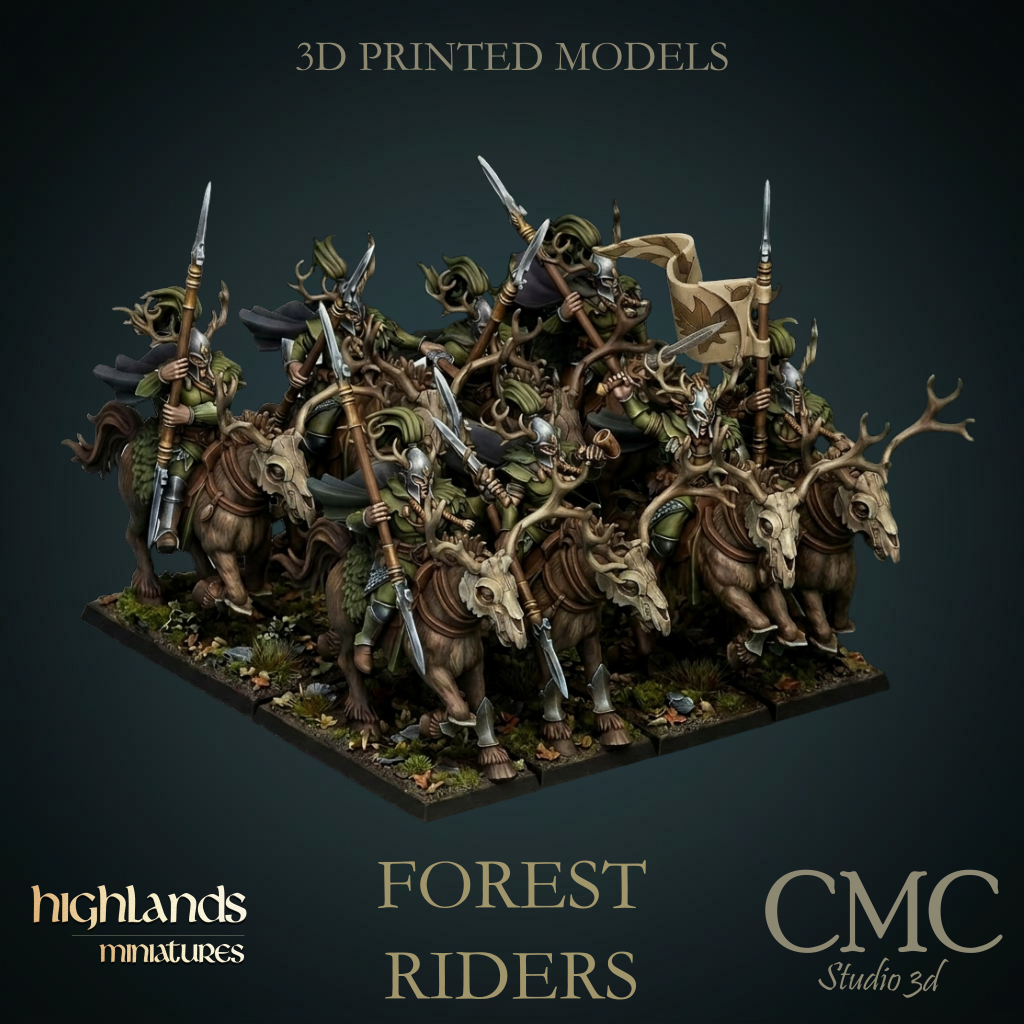 Forest riders, Highlands Miniatures