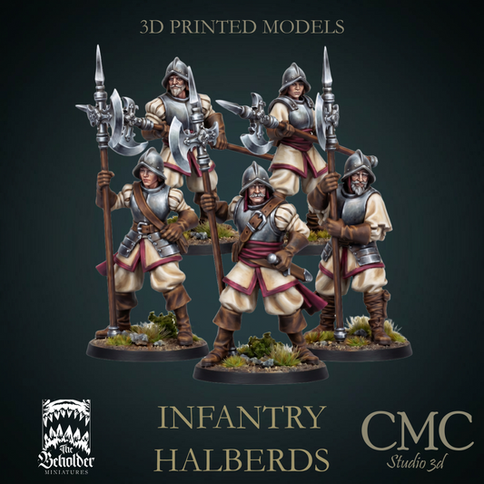 Infantry Halberds, The Beholder Miniatures