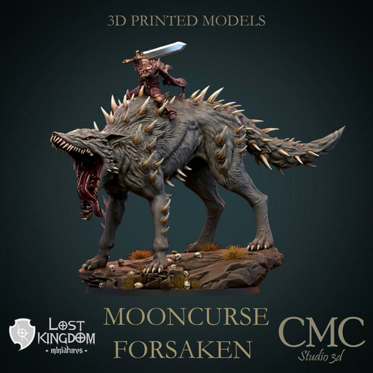 Gôts, the Berserker on Wrath Spawn, Lost Kingdom Miniatures