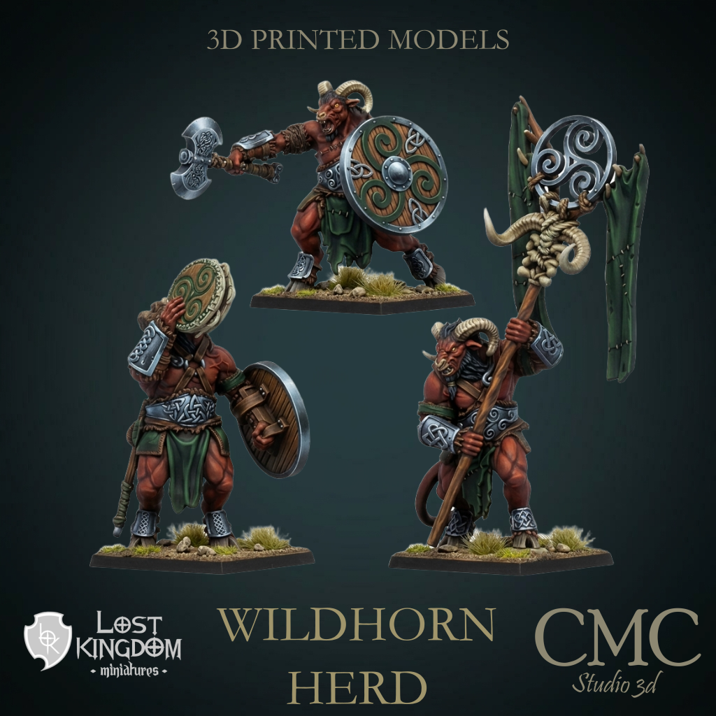 Wildhorn Herd, Lost Kingdom Miniatures