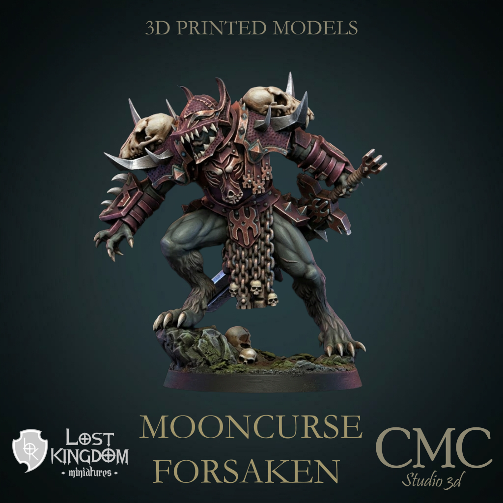 Mooncurse Forsaken Hero, Lost Kingdom Miniatures