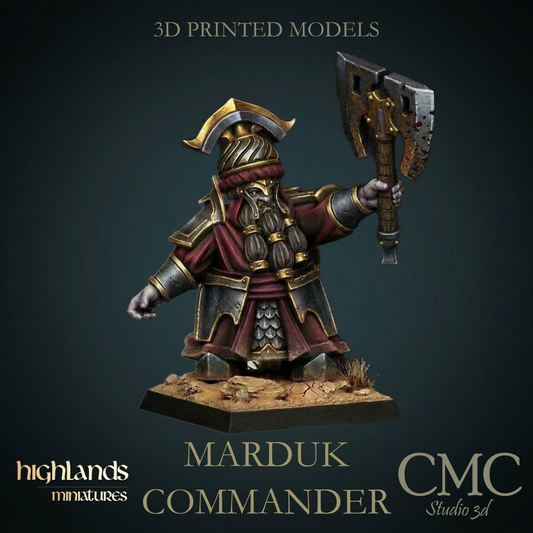 Marduk Commander 1, Highlands Miniatures