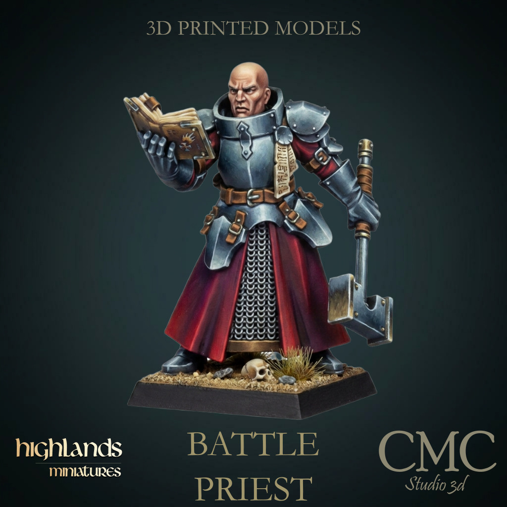 Battlepriest 1, Highlands Miniatures