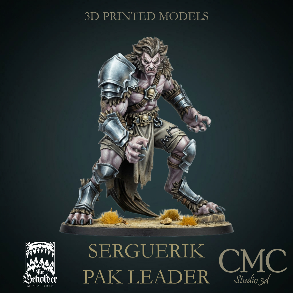 Serguerik Pack Leader, The Beholder Miniatures