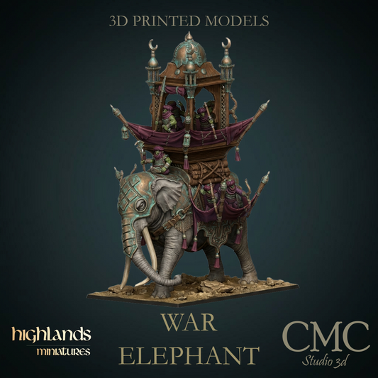 Hobgoblin War elephant, Highlands Miniatures