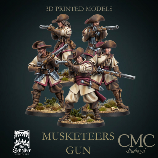 Musketeers Gun, The Beholder Miniatures
