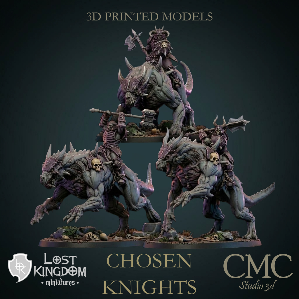 Skull Chosen Knights, Lost Kingdom Miniatures