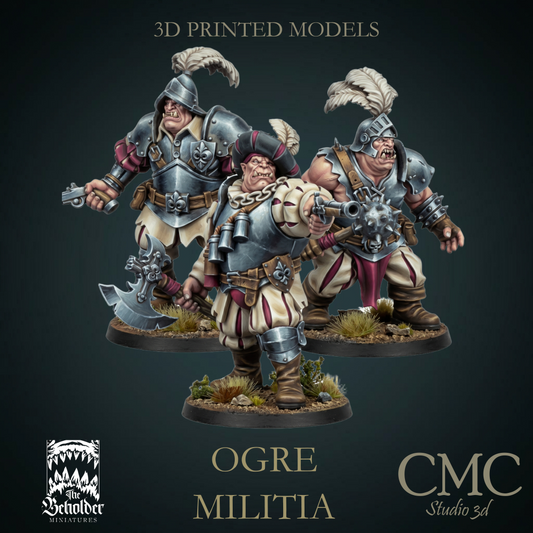 Ogre Militia, The Beholder Miniatures