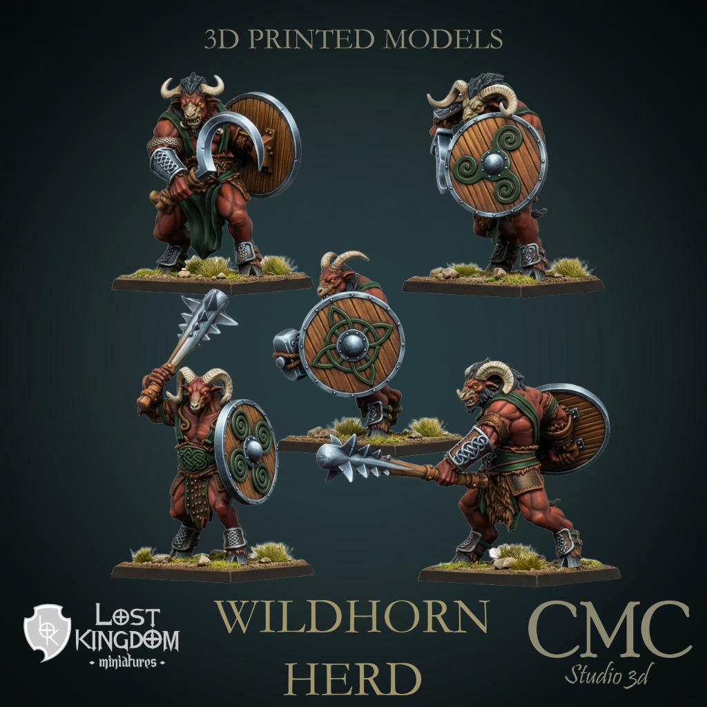 Wildhorn Herd, Lost Kingdom Miniatures