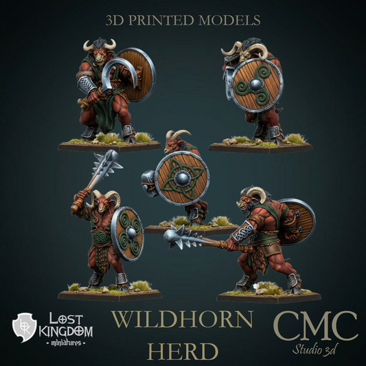 Wildhorn Herd, Lost Kingdom Miniatures