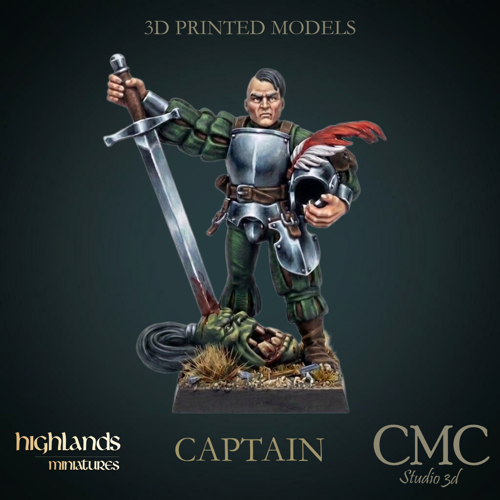 Sunland Captain 3, Highlands Miniatures