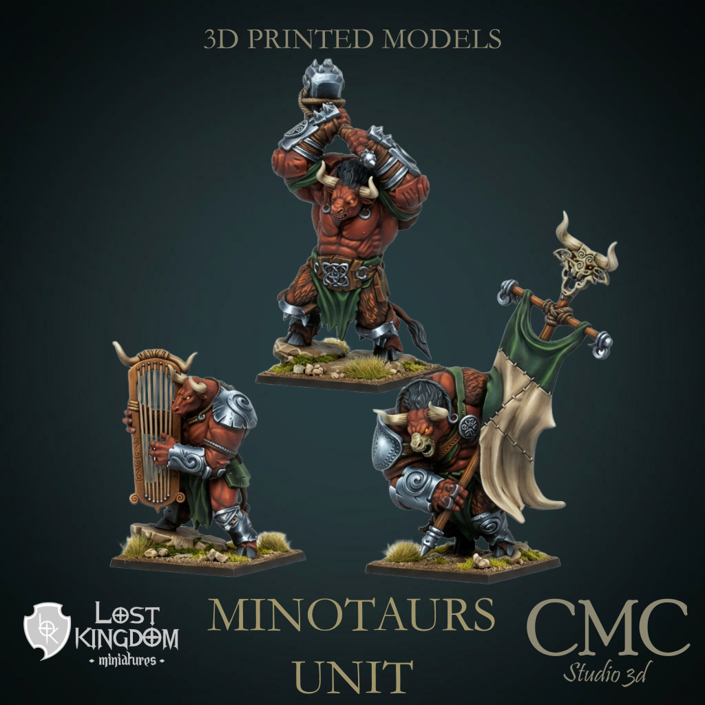 Minotaurs Unit, Lost Kingdom Miniatures