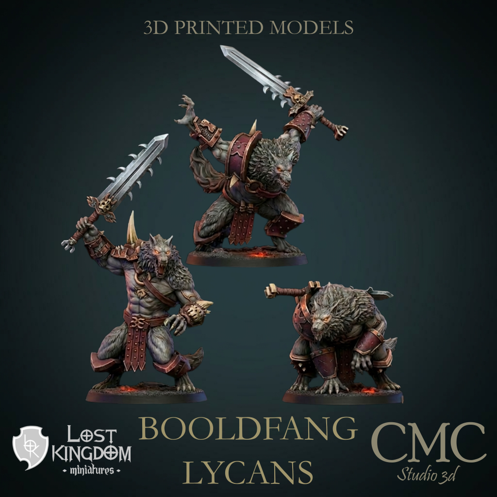Bloodfang Lycans, Lost Kingdom Miniatures