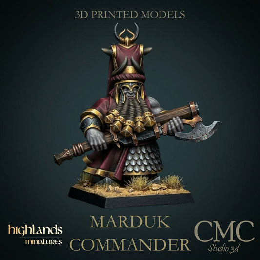 Marduk Commander 3, Highlands Miniatures