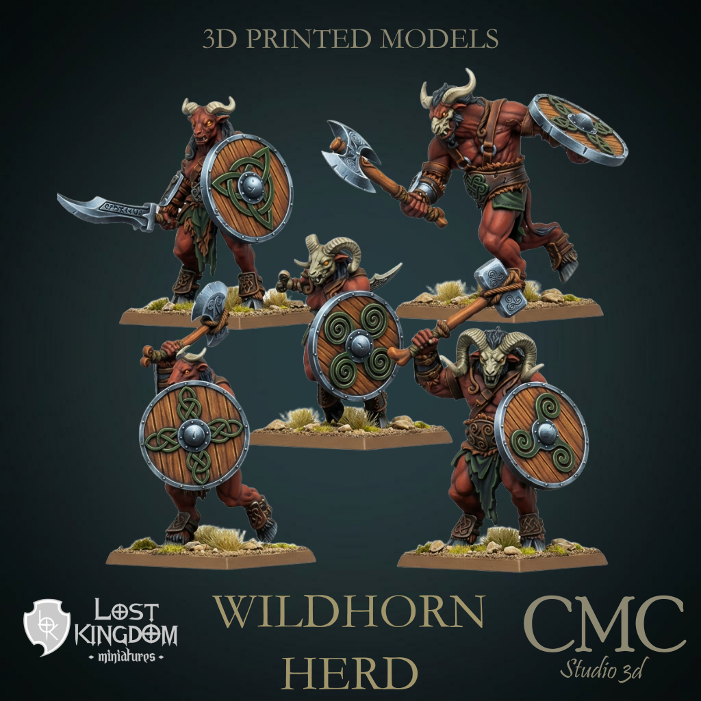 Wildhorn Herd, Lost Kingdom Miniatures