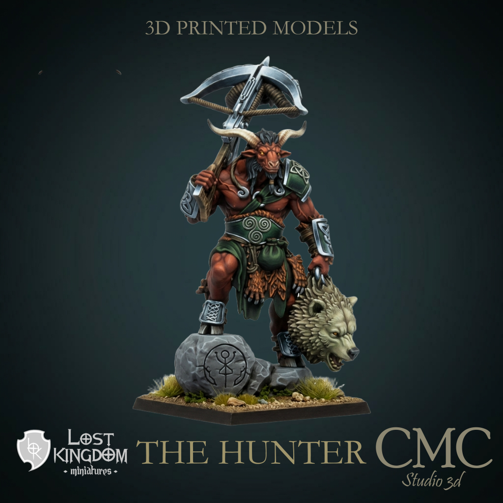 The Hunter, Wildhorn Chieftain, Lost Kingdom Miniatures
