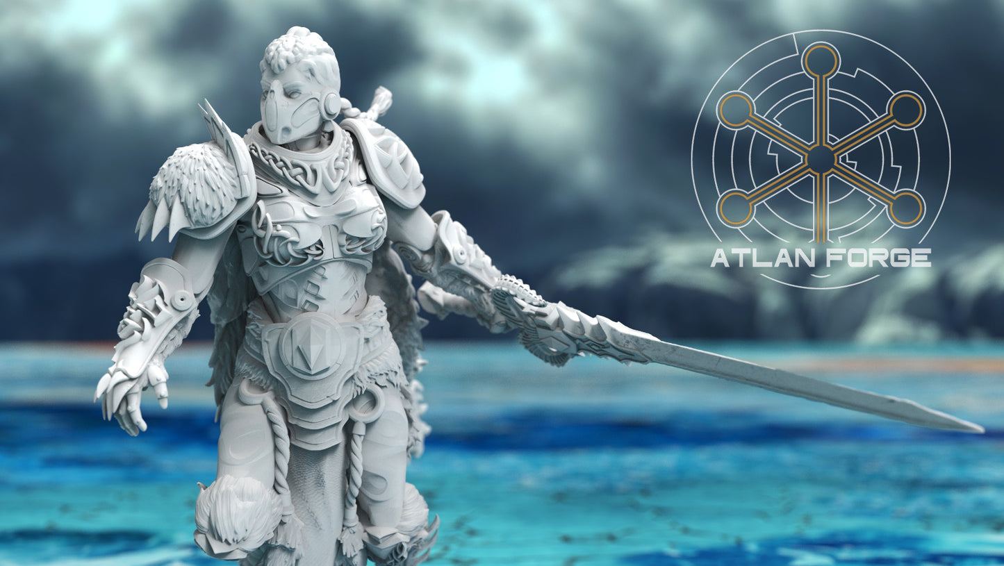 Asgardian Valkyries on foot, Atlan Forge