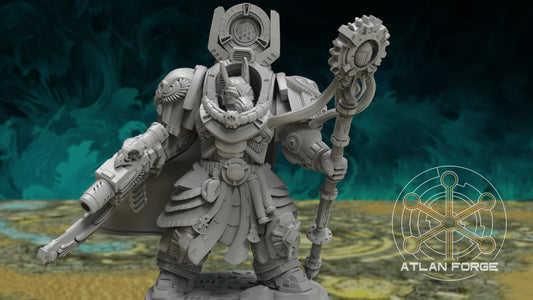Nehebkau Sorcerer - in Heavy Armor, Atlan Forge