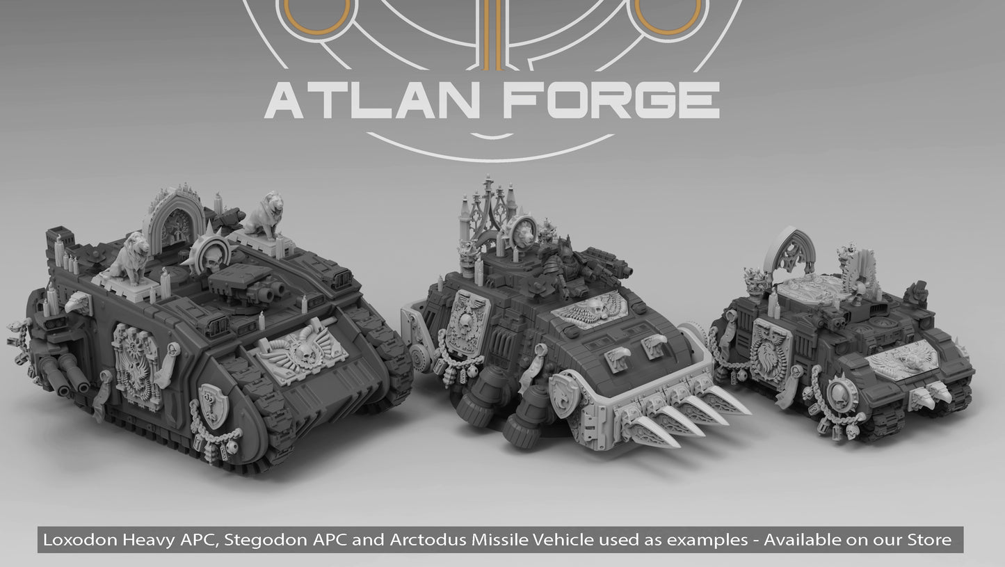 Angelic Vehicle Ornaments, Atlan Forge