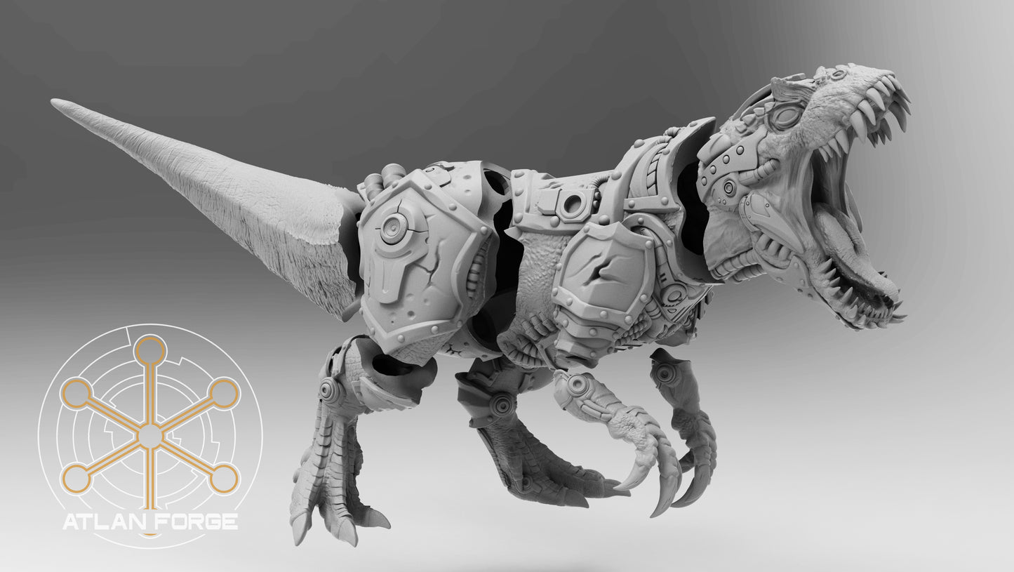 Cybernetic Allosaur, Atlan Forge