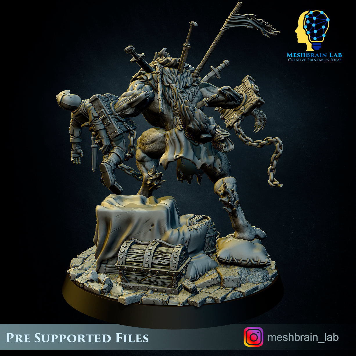 Monstrous Werewolf, MeshBrain Lab – CMCstudio3d